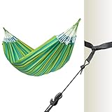 LA SIESTA Brisa - Hamaca clásica con correas de árbol de suspensión, color