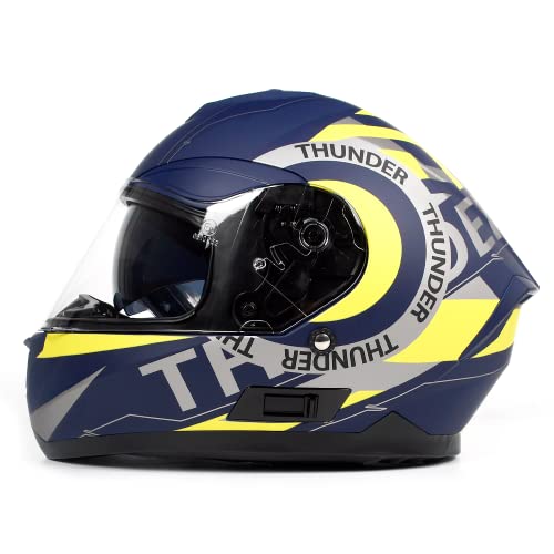 BHR Casco de moto integral con doble visera 814 Ride | Casco de moto Certificado...