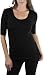ToBeInStyle Women's Classic Loose Knit Tee - Black - Small