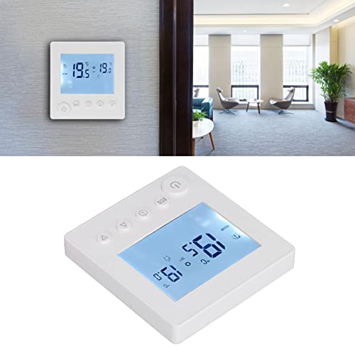Smart Thermostat, Home Electric Heating Thermostat Digital Thermostat with Large LCD Display Programmable Thermostats AC 95‑240V 16A - Image 5