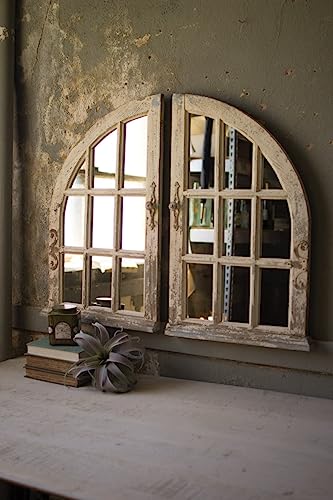 Set Of Two Arched Window Mirrors #TOP7
