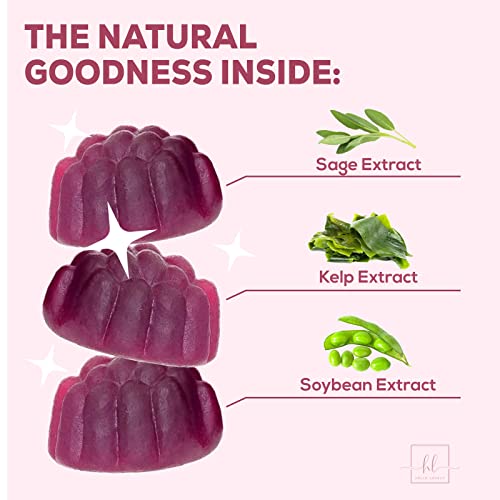 Menopause Supplements For Women - Menopause Relief Gummies, Multibenefit Natural Hot Flash And Night Sweats Support - Perimenopause Energy Support Supplement, Tasty Raspberry Pomegranate - 60 Gummies #TOP2