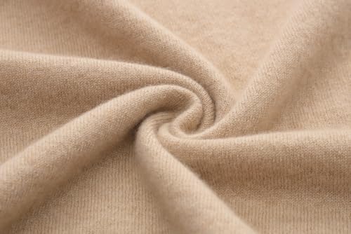 Image of 100% Pure Cashmere Crewneck Sweater for Women Long Sleeve Warm Soft Lightweight Knit Pullover