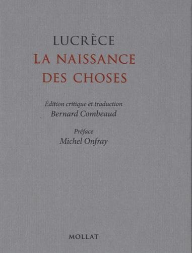 Lucrèce, la naissance des choses Livre PDF Gratuit