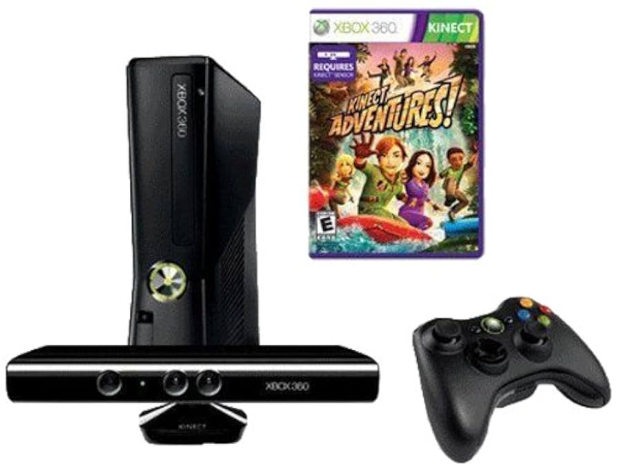 Microsoft Xbox360  4GB + KINECT ソフト6本 MICROSOFT Xbox 360 250 GB with Kinect Adventures Price in