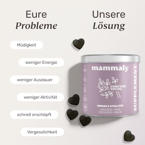 mammaly Forever Young® Senior-Komplex mit Kollagen & Kurkuma (bis 60 Tage) – Ansicht 2