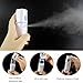Portable Nano Facial Mister Mini Facial Steamer Atomization Eyelash Extensions with Mirror & 20ml Visual Water Tank (White)