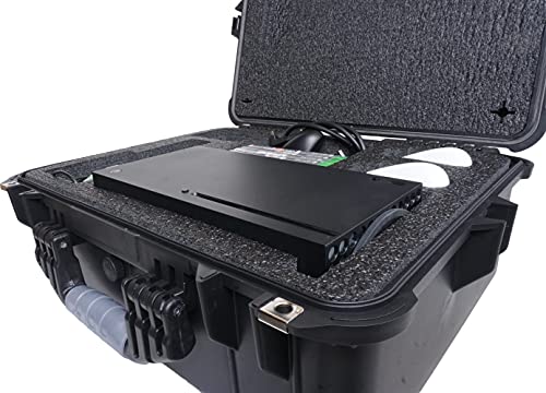 Case Club Compact Travel Case Fits Xbox Series X W/ Headset Storage - Hard Shell Carrying Case W/ Pre-Cut Foam For Storing Console, Headset, Controllers, Games & Accessories- Waterproof Transport Case #TOP5