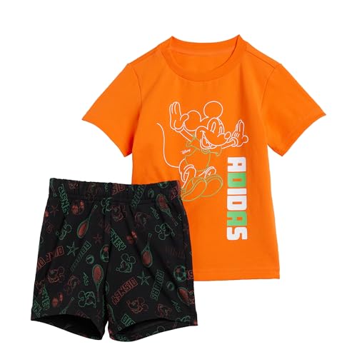 adidas Unisex Kids Disney Micky Maus T-Shirt-Set Kinder