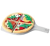 Empfohlen ab 3 Jahren. IKEA.. Spielzeug-Pizzaset aus Stoff, Polyester, Küchenspielzeug für Pizza, Spielzeug-Lebensmittel für Kinder, 24 Teilen im Set, Zubehör für Kinderküche