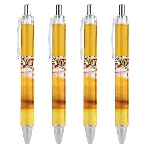 Stylos rétractables encre bleue lot de 4 pour ne plus perdre vos capuchons