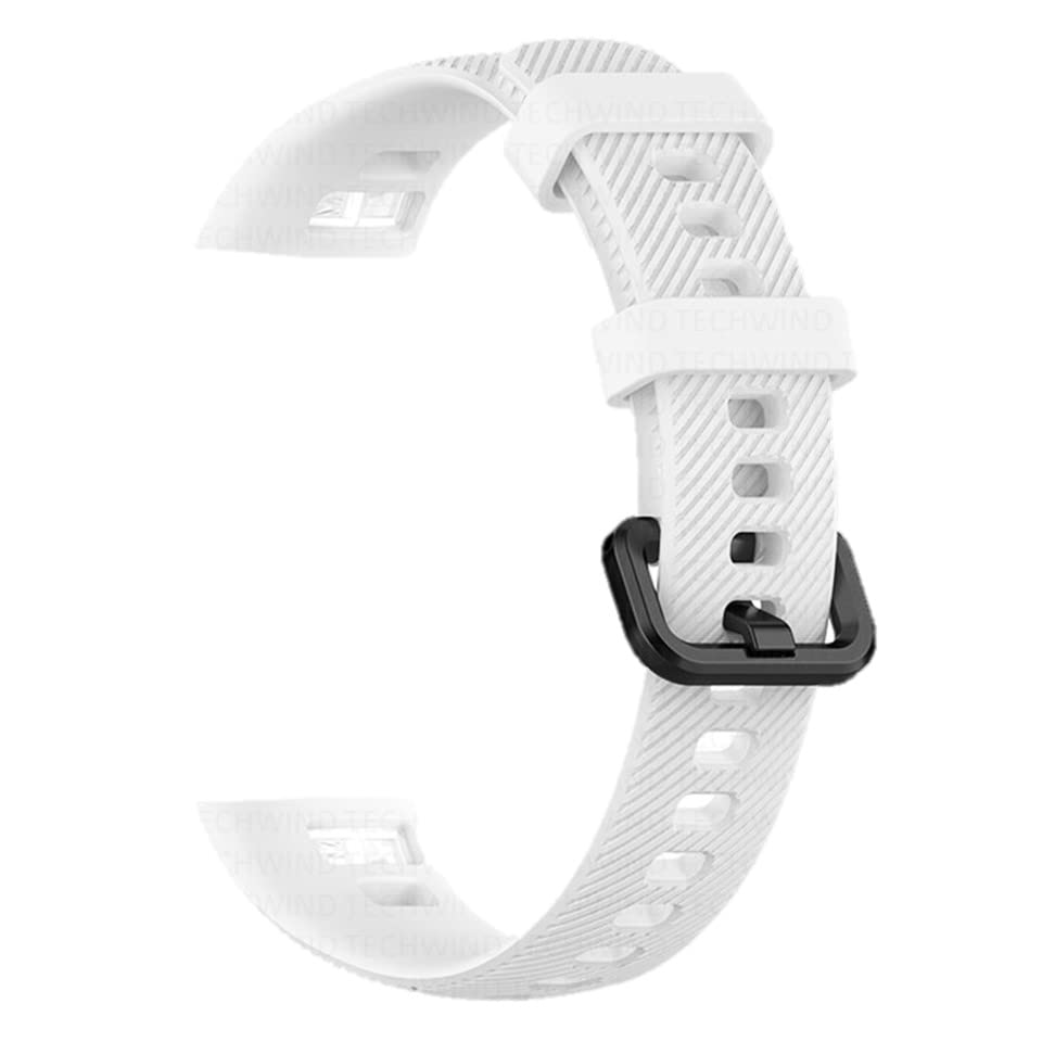 Silicon Adjustable Band Compatible for HONOR BAND 4 / HONOR BAND 5 Watch (WHITE, PACK OF 1) (B0BMQRLJBK) Amazon Price History, Amazon Price Tracker