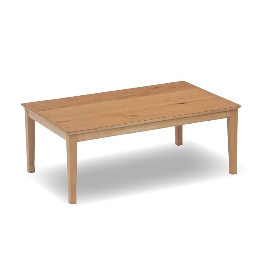 ナチュラル木製長方形こたつ 75✕105✕34or39cm ナチュラル木製長方形こたつ 75✕105✕34or39cm