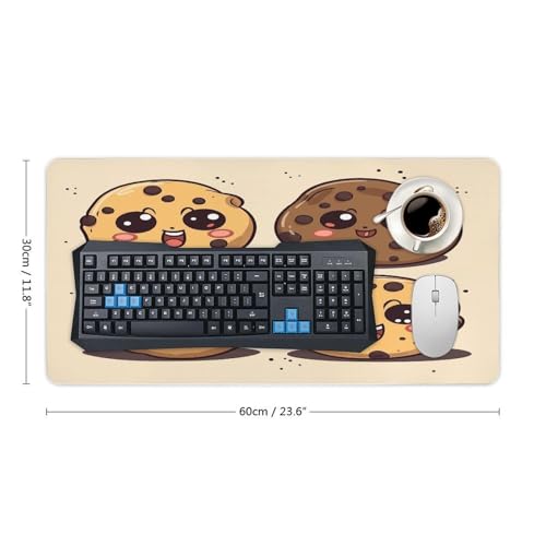 Pad para mouse grande de caucho con base antideslizante miniatura 2
