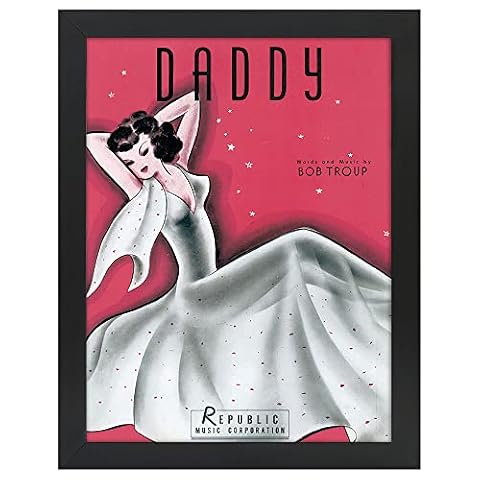 LegendArte - Plakat, Okładka Muzyczna Vintage Daddy - Obraz, Dekoracja ścienna 50 x 70 cm