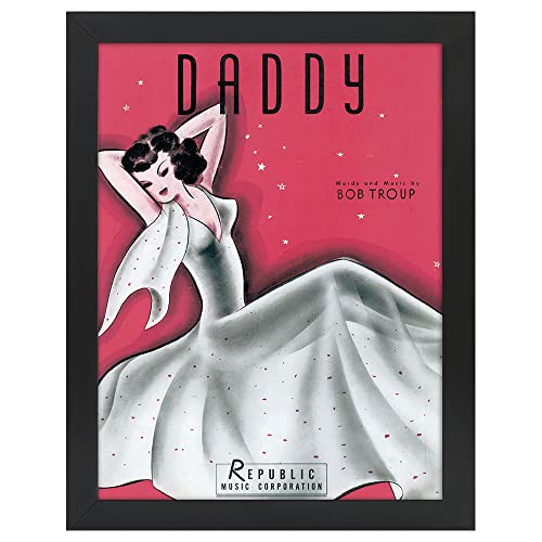 LegendArte - Plakat, Okładka Muzyczna Vintage Daddy - Obraz, Dekoracja ścienna 50 x 70 cm