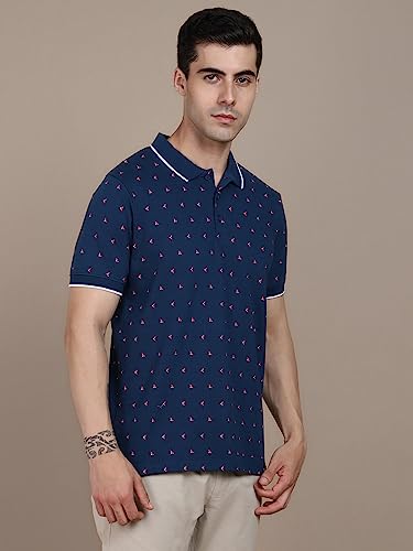 Image of Dennis Lingo Printed Polo Tshirt for Men