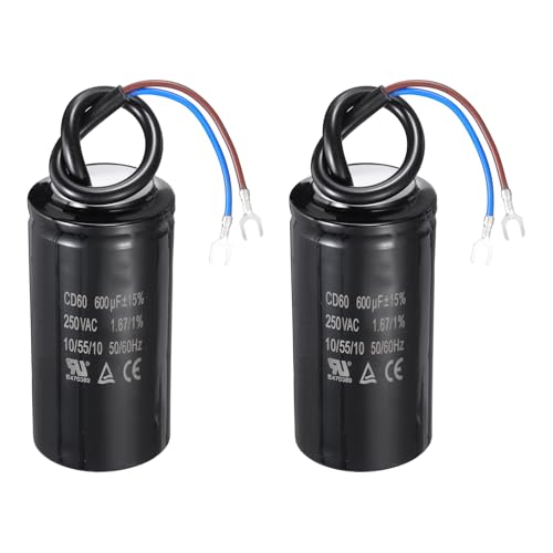 Condensateur de démarrage CD60 600uF 250VAC pour moteur de machine à laver et compresseur d'air