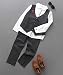 Kimocat - Traje Formal de Algodón para Bebé Niño Elegante con Cintura...