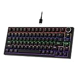 Newmen GM326 Gaming Tastatur,Mechanische Tastatur,Kabel,75 Prozent,USB C