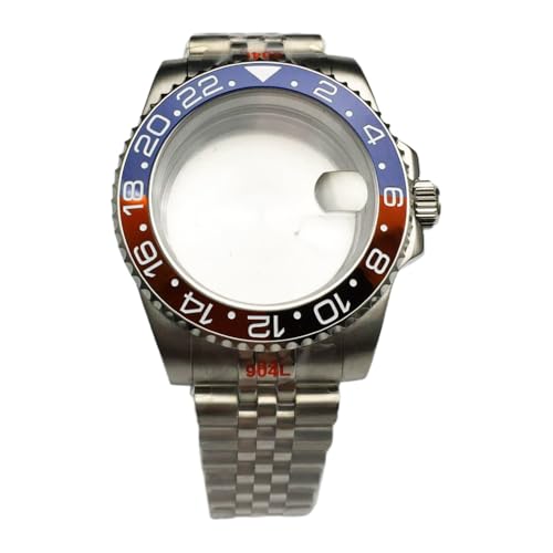 Kit bracelet boîtier montre 40mm en acier inoxydable 316L avec insert de lunette
