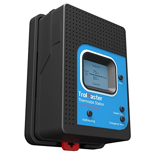 TrolMaster TS-2 Thermostat Station 2, for All Types of HVAC (Heat Pump and conventionals)