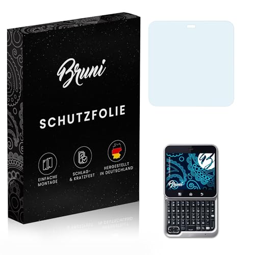 Bruni Protecteur d'écran compatible avec Motorola Flipout Film Protecteur, cristal clair Écran protecteur (2X)