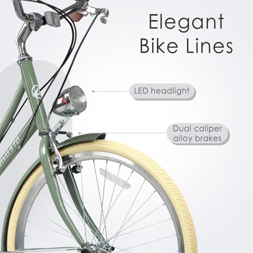 AVASTA Vela 26 Inch High Tensile Steel Frame Women Female Hybrid Bike Detail