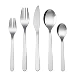 Flatware&comma; Stainless Steel&comma; 20 Piece