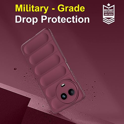 Image of Zapcase Back Case Cover for Realme Narzo 60X 5G | Compatible for Realme Narzo 60X 5G Back Cover | Liquid Silicon Magic Case with Camera Protection | Plum