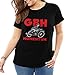 Produktbild Damen Plus Size T-Shirt Logo von Charged GBH Parfüm und Pisse Kurzarm T-Shirt mit Rundhalsausschnitt-XL