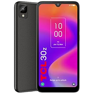TCL-30-Z-Unlocked-Cell-Phone-61-HD-Display-Smartphone-Android-12-32GB3GB-RAM-Expandable-Memory-Up-to-512GB-3000mAh-Built-in-GPS-US-Version-Prime-Black