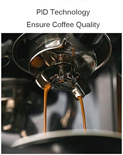Máquina de café Espresso Italiano de Bombeo semiautomático con Molinillo y Varita de Vapor Máquina de café de 1700 W… - Imagen 7