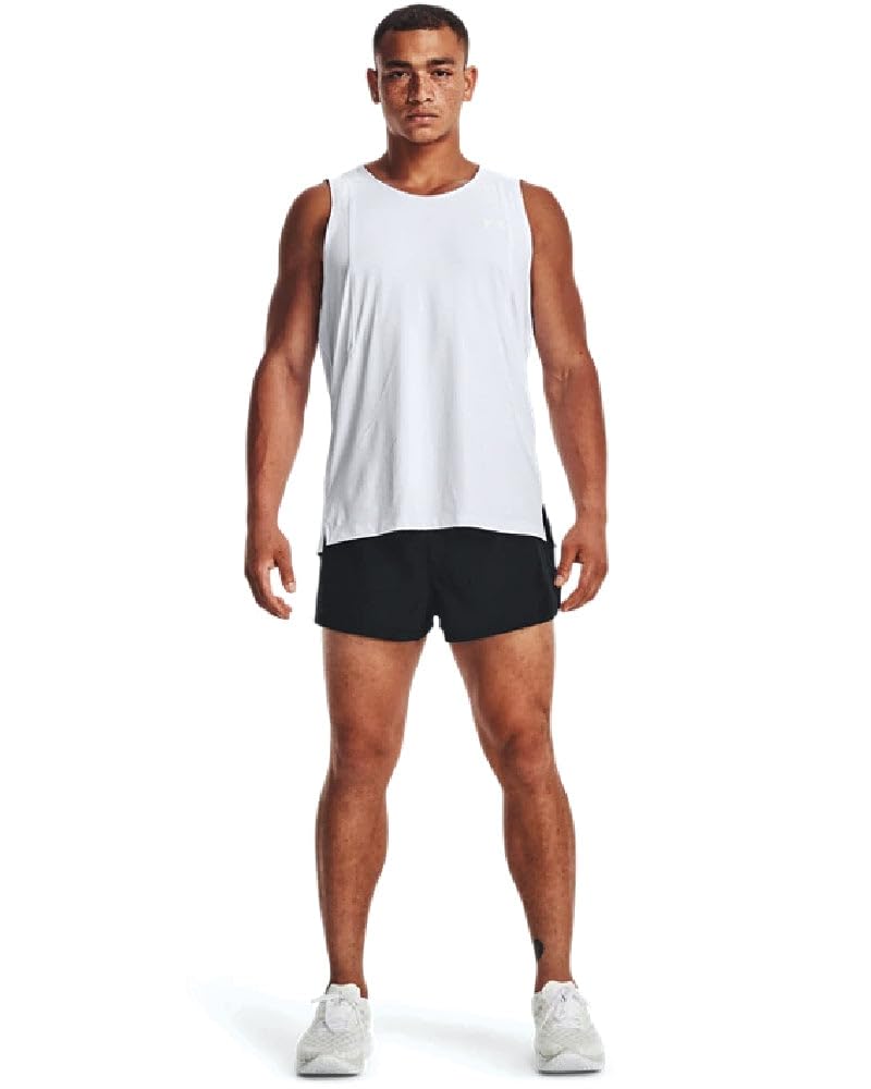 Under Armour Men's Black Ua Launch Split Perf 1377813-001 Sm Shorts