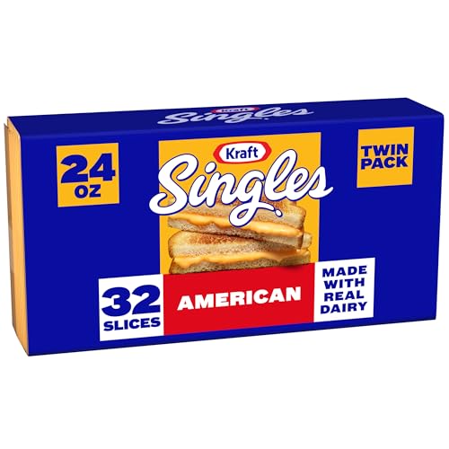 Kraft Singles American Slices Twin Pack, 32 ct Pack