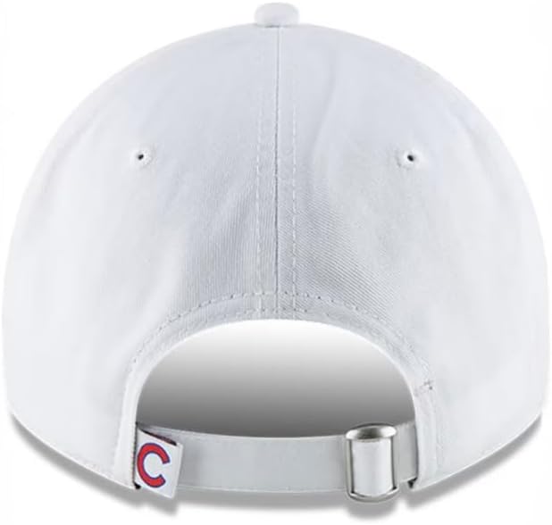 Chicago Cubs MLB Core Classic Primary Relaxed Fit 9TWENTY Hat - White | Adjustable