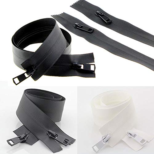 Fermeture éclair 100cm double curseur pour couture de doudoune - 5
