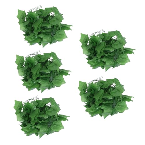 GALPADA 5 Piezas Simulación de Vid Artificial Verdes Realistas de Enredaderas Decorativas para Bodas Hogar Oficina