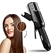 Split-Ender Pro 2 - Original Professional Beauty Tool - Cordless Split End Hair Trimmer for Damaged, Dry, Brittle, Frizzy, Curly or Straight Hair (Black)