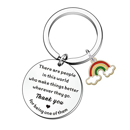 WTOPP Thank You Gifts for Women Colleagues Men Employee Appreciation Gifts Boss Day Christmas Keychain for Male Female Friends Volunteer Teacher Nurse Office Gifts Farewell Retirement