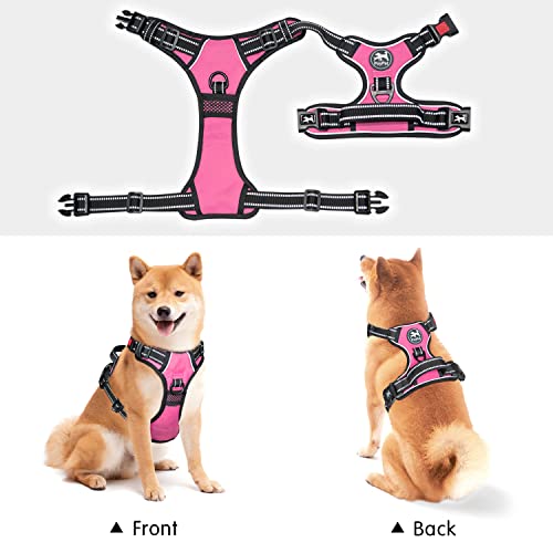 Poypet 007085-FBA No Pull Dog Harness, No Choke Front Clip Dog Reflective Harness, Adjustable Soft Padded Pet Vest thumb #4