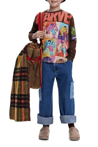 Desigual TS_Hulk_Marvel, 6054 MARRONTO, 13/14