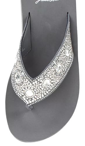 Yellow Box Women's Bertila Wedge Sandal, Round Toe, 2.5 Inch Heel, 1 Inch Platform, Comfortable Flip-Flop3