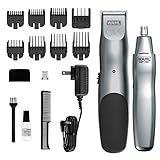 Wahl Groomsman Cord/Cordless Beard Trimming kit for Mustaches, Hair, Nose Hair, and Light Detailing...