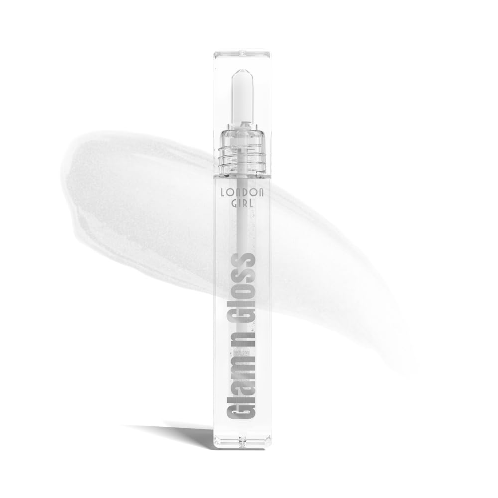 Glam n Gloss Clear Lip Gloss Plump-Up Lightweight Lip Gloss With High Shine Glossy Finish For Fuller And Plump Lips - 06 (Crystal Queen)