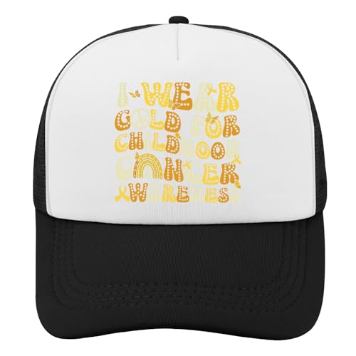 I Wears Golds for Childhoods Cancers Sun Hat Garde Caps for Him
