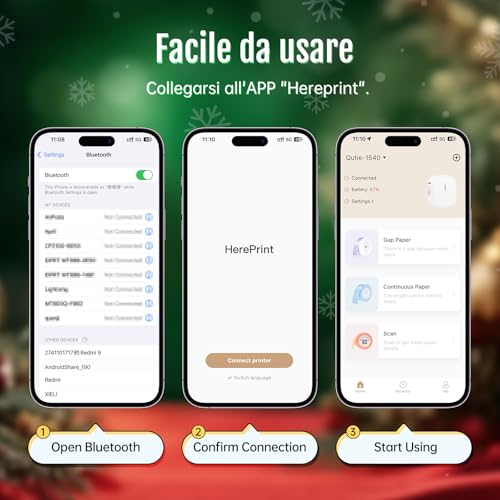 Mini Etichettatrice Portatile Bluetooth