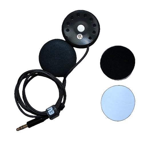 ELFINEAR Moto-AUDIONYX �w�����b�g�X�s�[�J�[ - �t�@���̂��߂̃v���~�A���T�E���h 3.5mm AUX Cardo�ASena�AVimoto & 3.5mm�w�b�h�Z�b�g�p(Moto-AUDIONYX(40MM))