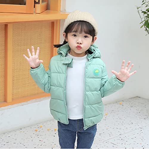 Girls and Toddlers' Lightweight Water-𝐑esistant Hooded Puffer Jacket Cute 𝐁ear Ears Zip up Jacket Outwear Boys Zip up3