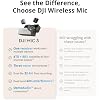 DJI Mic 3 Bundle (1 TX + 1 RX), Wireless Microphone for iPhone/Android/Camera, 32-bit Float Internal Recording, Dual Band Anti-Interference, 28h Use, Available for Lightning Device